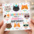 Granddaughter Birthday Card, Have a Purrfect Birthday Cat Card