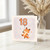 18th Birthday Card - Cute Watercolour Fox Holding 18 Balloon with Confetti - For Him or Her, Teen, Son, Daughter, Friend