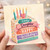 Daughter Birthday Card, Lovely Happy Birthday Cake Design