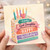 God Daughter Birthday Card, Lovely Happy Birthday Cake Design