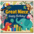 Great Niece Happy Birthday Card, Jungle Animal Birthday Card