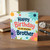 Brother Birthday Card, Happy Birthday to an Amazing Brother Floral Greeting Card