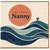 Nanny Birthday Card, Happy Birthday Nanny Surfing Waves Design