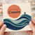 Cousin Birthday Card, Retro Surf Sunset Design