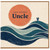 Uncle Happy Birthday Card, Retro Surf and Sun Design