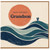 Grandson Birthday Card, Retro Surfing Waves Birthday Card