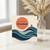 Grandson Birthday Card, Retro Surfing Waves Birthday Card