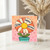 Sister Happy Birthday Card, Floral Daisy Pot Birthday Card