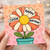 Cousin Birthday Card, Happy Birthday Flower Card