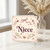 Niece Card, Floral Heart Greeting Card