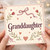 Granddaughter Card, Floral Heart Bow Design