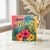 Nanny Birthday Card, Tropical Floral and Birds Happy Birthday Card
