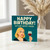 Funny Rude Birthday Card - 'Happy Birthday! Let's Get Schitt-Faced!' Retro Glam Woman with Wine - Adult Humour for Friends