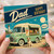 Dad Birthday Card, Vintage Ice Cream Truck Seaside Happy Birthday Card