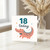 18 Today Birthday Card - Cute Crocodile with Bow Tie, Confetti Dots and Triangles, Fun 18th Birthday Milestone Greeting