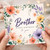 Brother Birthday Card, Happy Birthday to You Floral Card