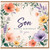 Son Happy Birthday Card, Floral Birthday Card for Son