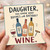 Daughter Birthday Card, Funny Wine Pun Birthday Card
