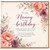 Nanny Birthday Card, Floral For You On Your Birthday Greeting Card
