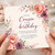 Cousin Birthday Card, Floral For You On Your Birthday Card
