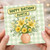 Auntie Happy Birthday Card, Floral Vase Birthday Card
