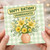 Granddaughter Birthday Card, Happy Birthday Floral Vase Design