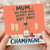 Mum Birthday Card, Funny Champagne Birthday Card