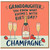 Granddaughter Birthday Card, Funny Champagne and Strawberries Birthday Card
