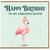 Auntie Birthday Card, Happy Birthday To My Fabulous Auntie Flamingo Card