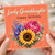 Granddaughter Happy Birthday Card, Lovely Floral Birthday Card for Granddaughter