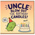 Uncle Birthday Card, Blow Out The Birthday Candles Dinosaur Card