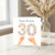30th Birthday Card - Floral Number 30 with Pastel Flowers and Hands - Elegant Milestone Birthday Design
