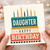 Daughter Happy Birthday Card, Birthday Cake Design