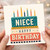 Niece Birthday Card, Happy Birthday to a Lovely Niece