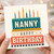 Nanny Birthday Card, Happy Birthday Card for Nanny