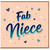 Niece Greeting Card, Fab Niece Card