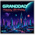 Granddad Happy Birthday Card, Futuristic Space City Birthday Card