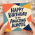 Auntie Birthday Card, Happy Birthday to an Amazing Auntie