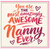 Nanny Birthday Card, You Are the Most Amazingly Awesome Nanny Ever Card