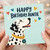 Auntie Birthday Card, Cute Dalmatian Auntie Happy Birthday Auntie Card