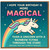 Funny Rude Birthday Card - Unicorn Rainbow Stars - I Hope Your Birthday Is More Magical Than a Unicorn with a Rainbow Flying Through the Stars