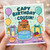 Cousin Birthday Card, Funny Capybara Birthday Card