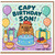 Son Birthday Card, Cute Capy Birthday Card with Capybara Party Design