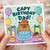 Dad Birthday Card, Cute Capybara Birthday Card for Dad, Funny Party Animal Dad Card