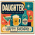 Daughter Birthday Card, Happy Birthday Drinks Card, Funny Cocktail and Beer Card