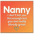 Nanny Birthday Card, You Are Really Bloody Great Card