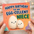 Niece Birthday Card, Happy Birthday to an Egg - cellent Niece Card