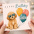 Granddad Birthday Card, Happy Birthday Granddad and Balloons Design
