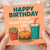 Funny Son Birthday Card - Happy Birthday to Our Salad Dodger Son - Burger, Chips and Drink Illustration - Humorous Fast Food Theme from Mum and Dad
