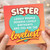 Sister Birthday Card, Lovely Birthday Card for Sister